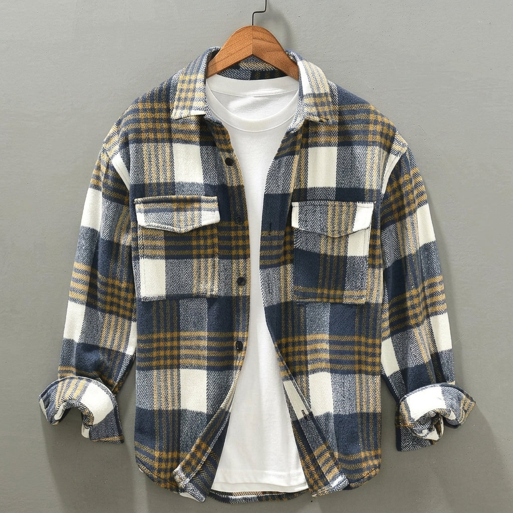 Navy Blue Plaid