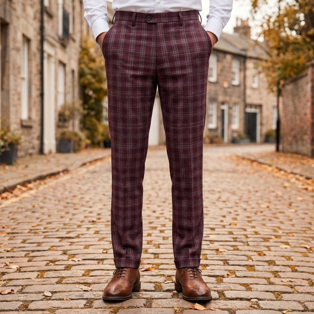 Maroon Plaid