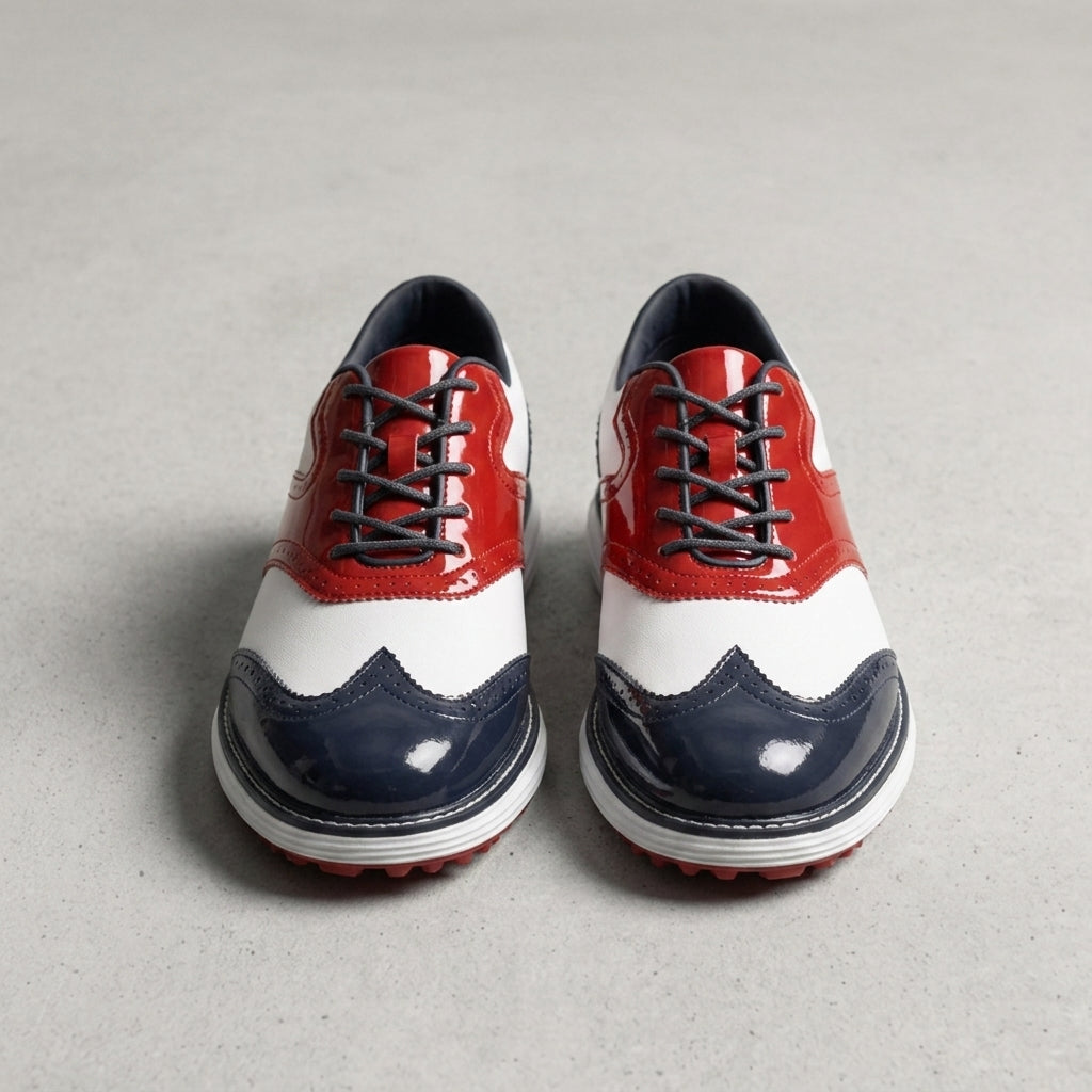 Vintage Red Navy