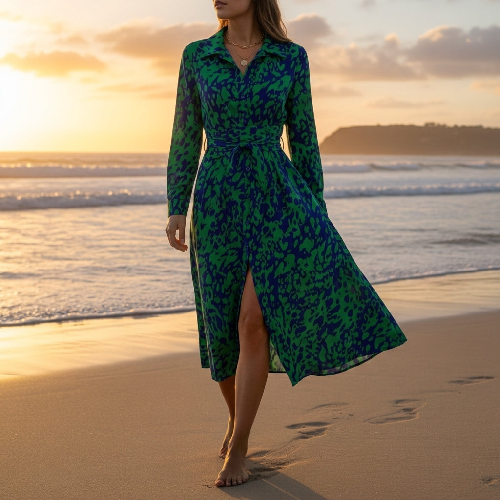 Emerald Green & Navy Blue
