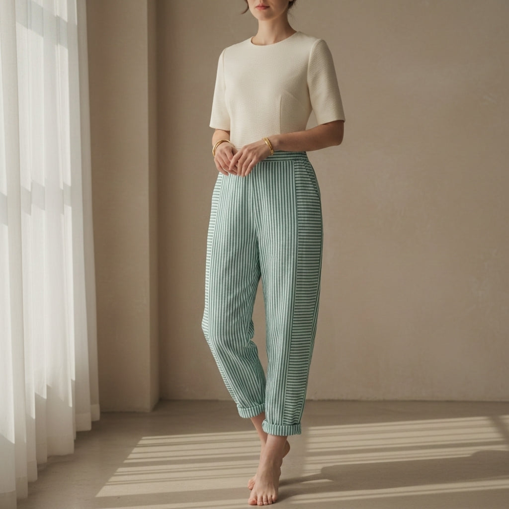 Sage Green Stripe