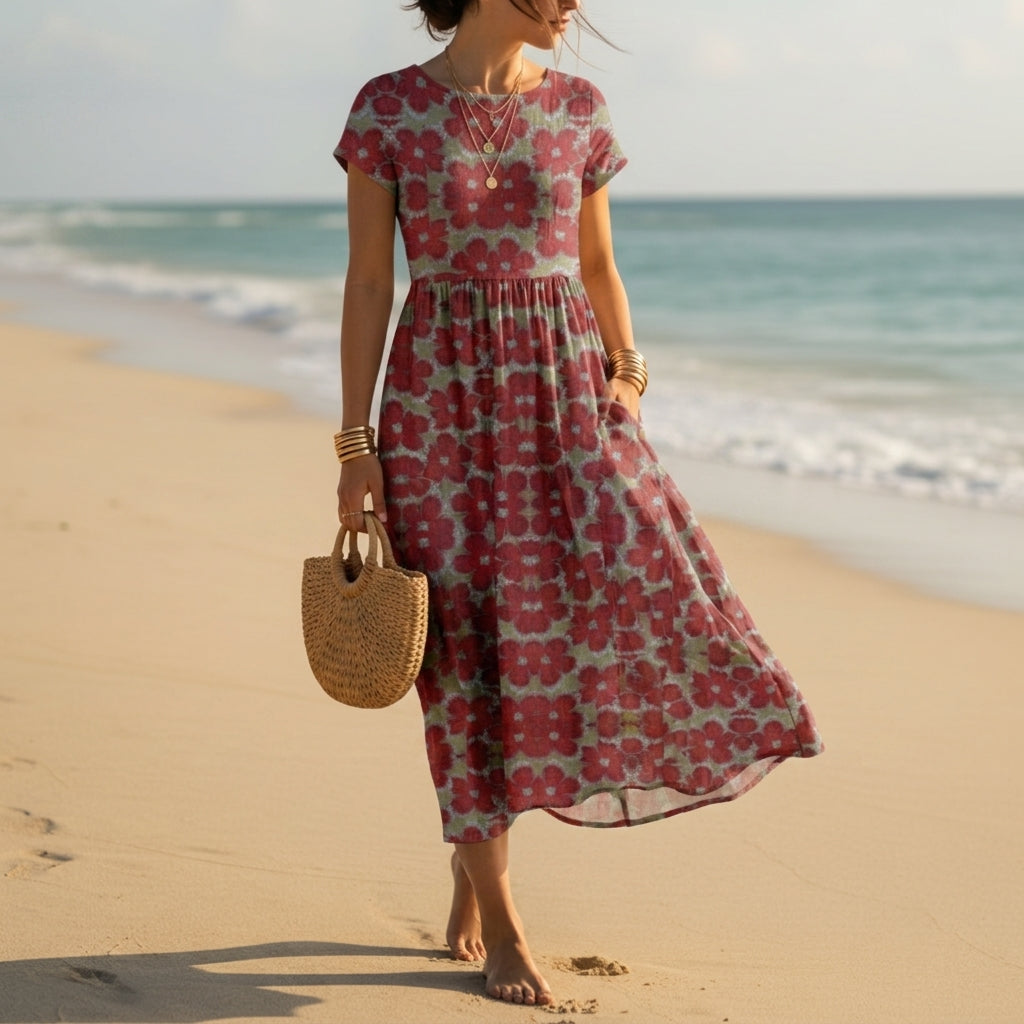 Burgundy Floral