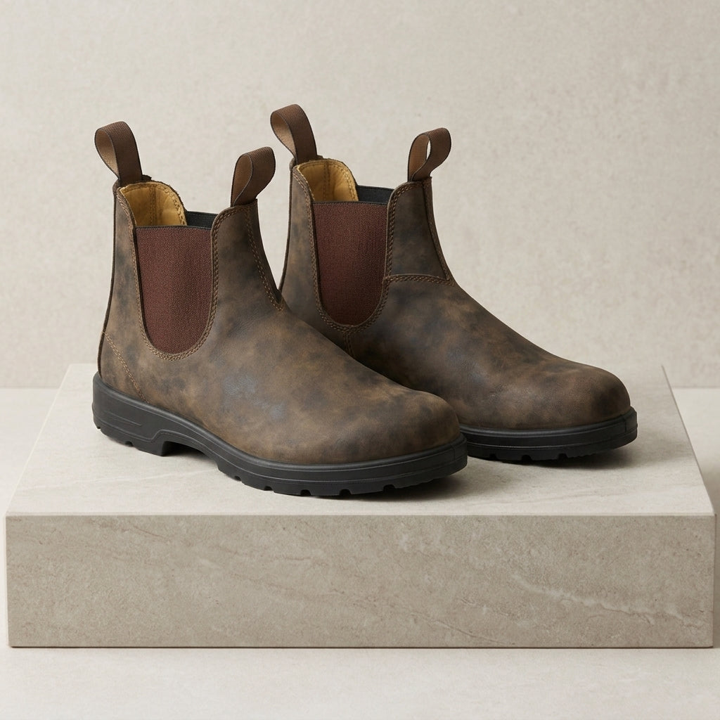 Distressed Brown