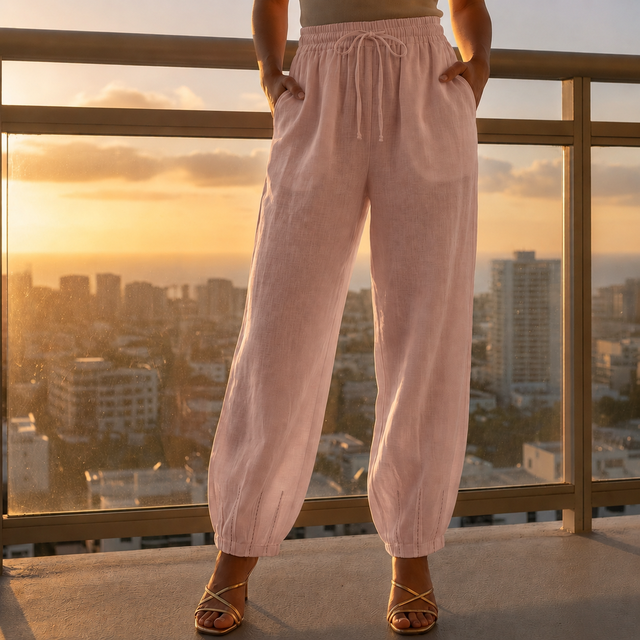 Iona Breezy Linen Pants