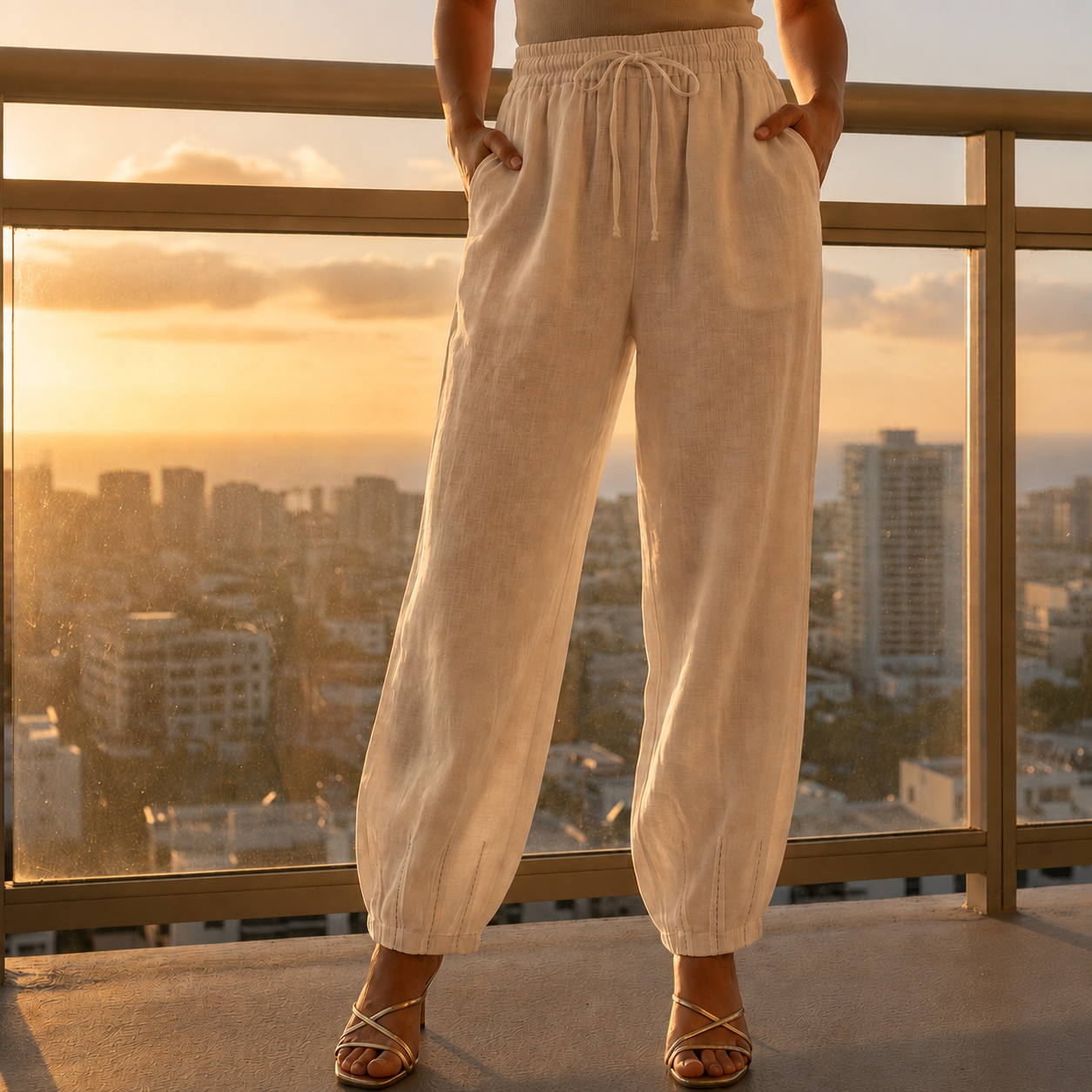 Iona Breezy Linen Pants