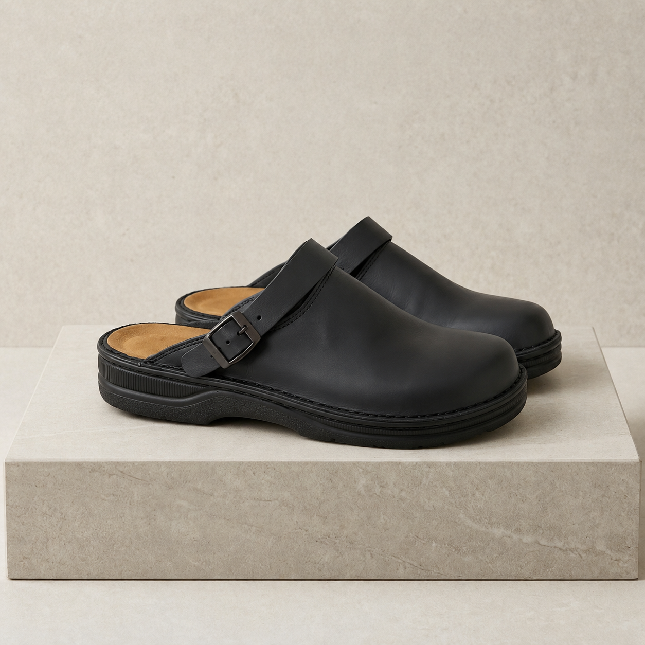 Maddox Comfort Leather Clogs