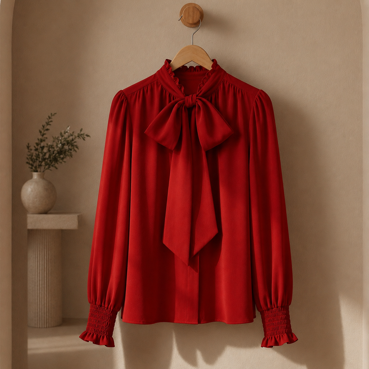 Sybella Tie Neck Blouse