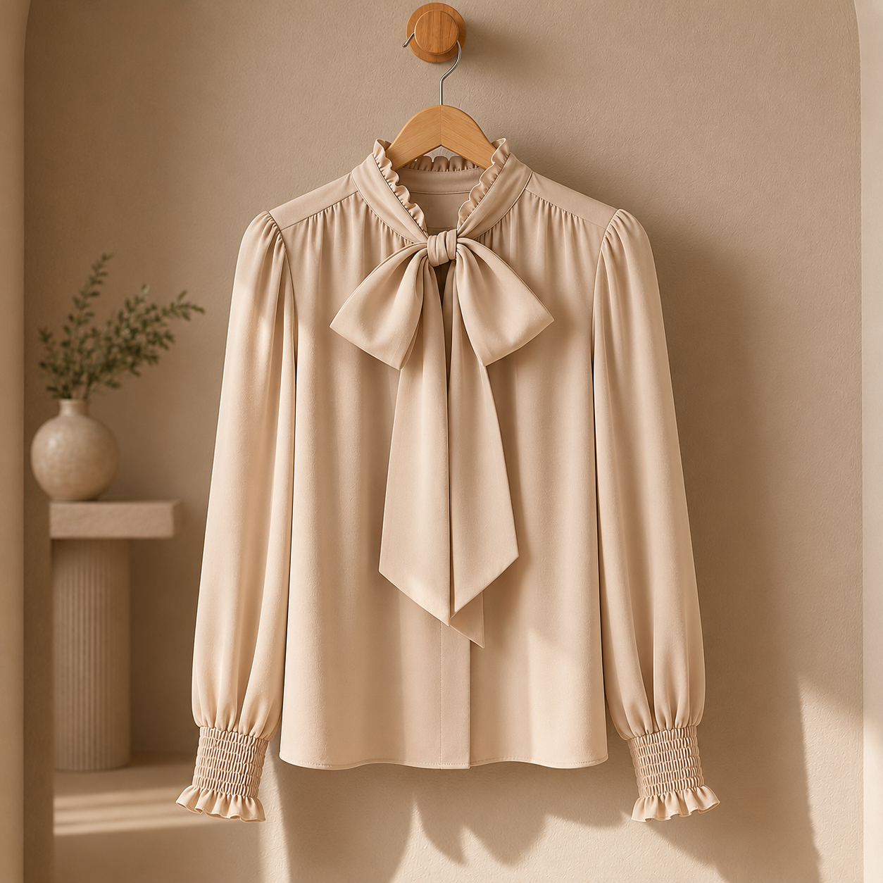 Sybella Tie Neck Blouse