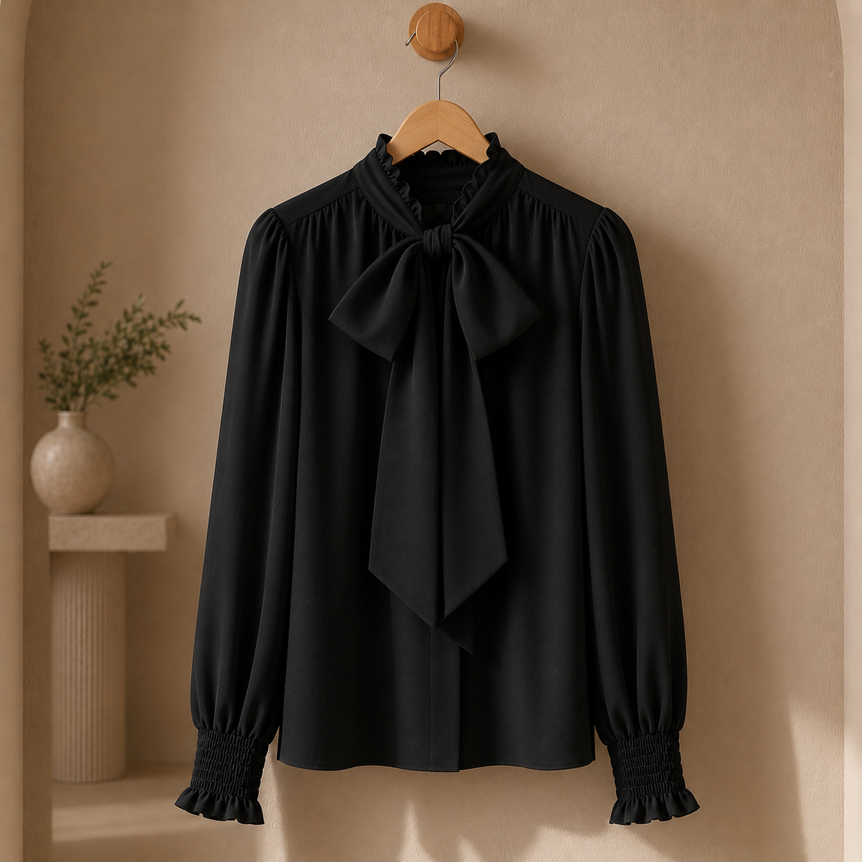 Sybella Tie Neck Blouse