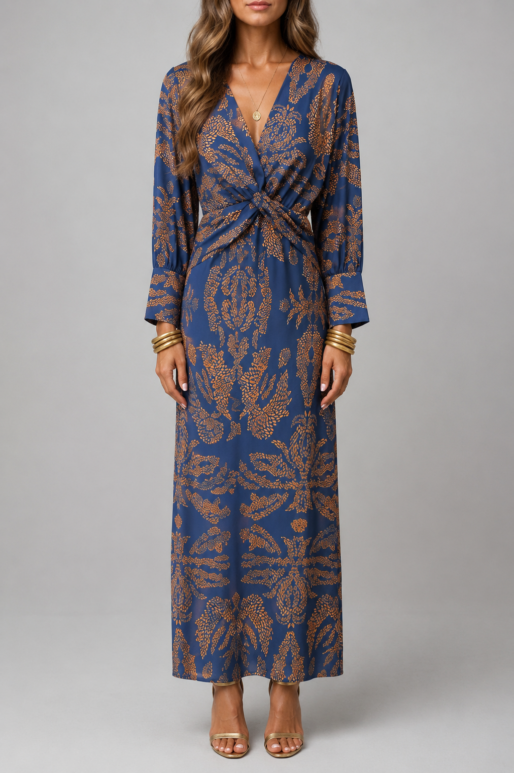 Malta Floral Midi Dress