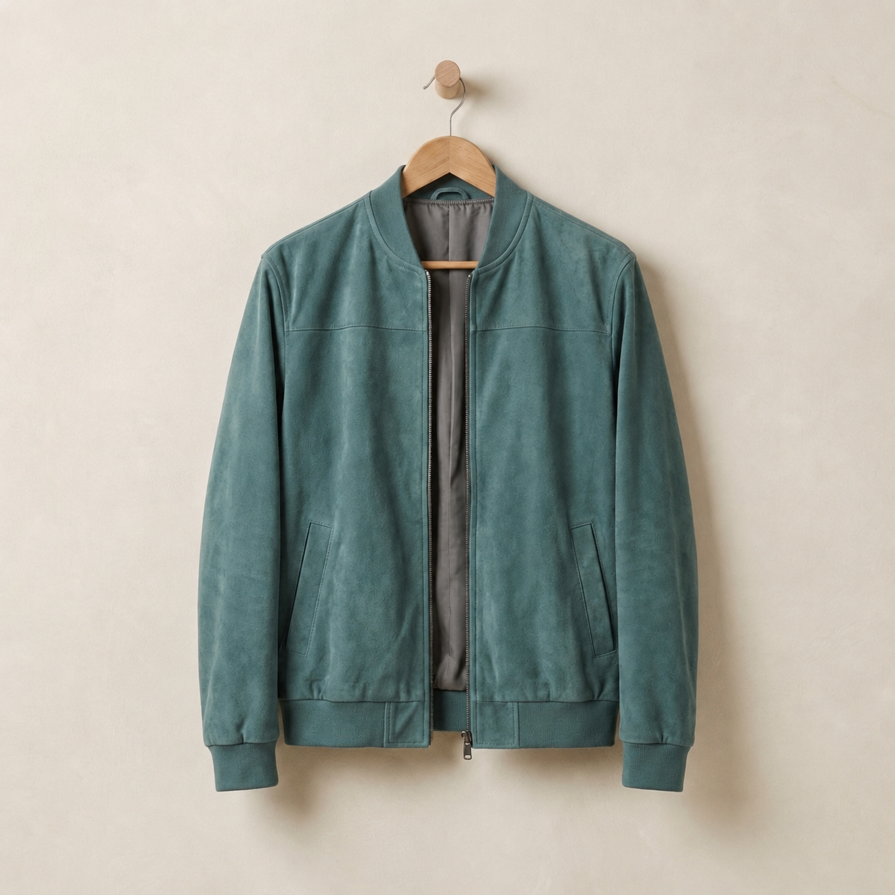 Austin Suede Bomber Jacket