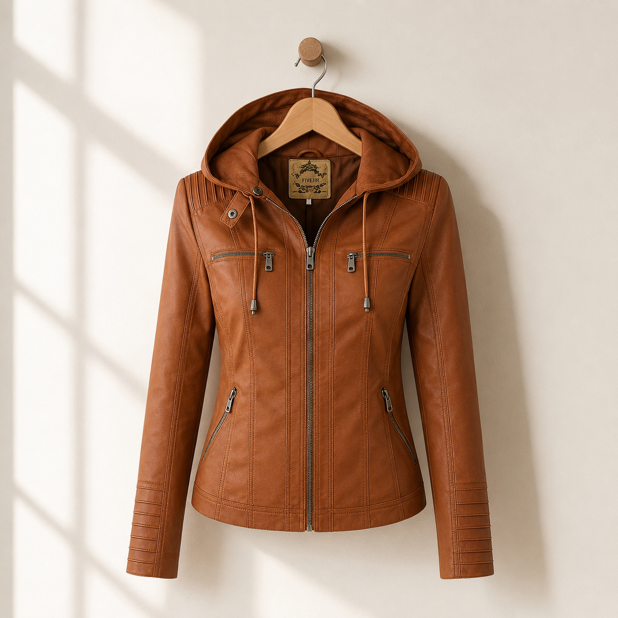 Cassidy Leather Biker Jacket