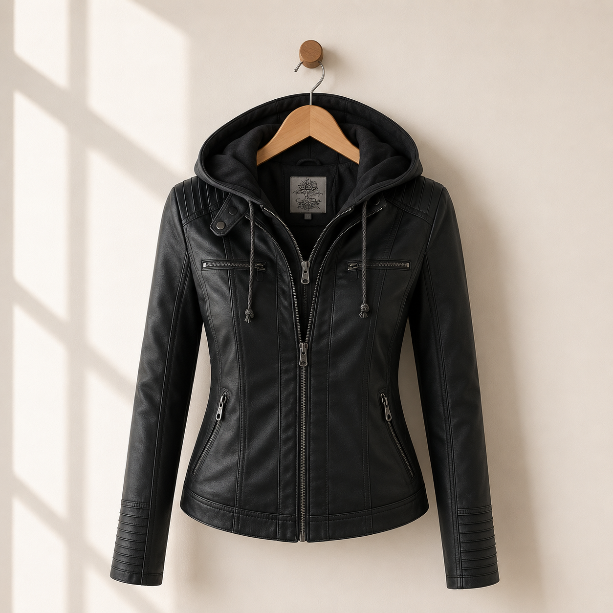 Cassidy Leather Biker Jacket