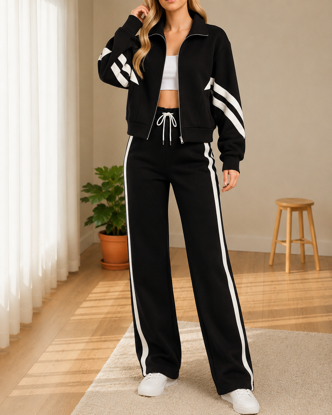 Marina Two Piece Jacket And Pants Set